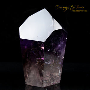Amethyst Phantom Temple Heart Dow Quartz Crystal Point