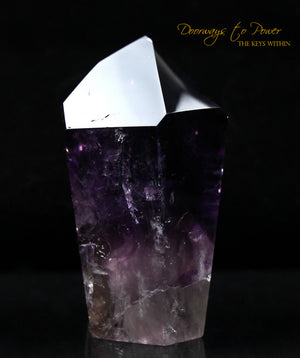 Amethyst Phantom Temple Heart Dow Quartz Crystal Point