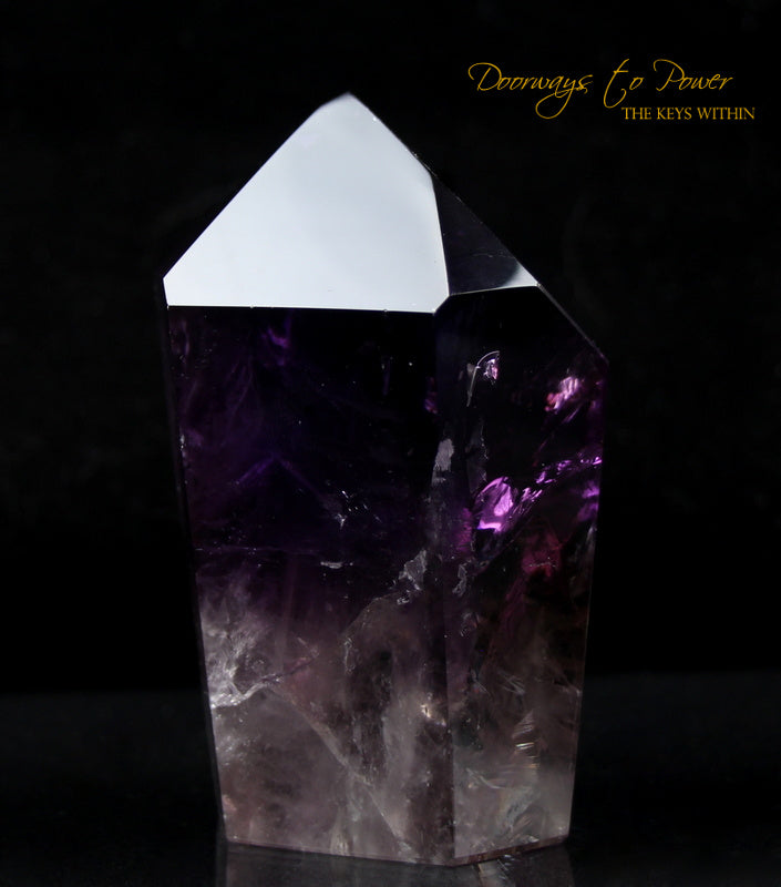 Amethyst Phantom Temple Heart Dow Quartz Crystal Point