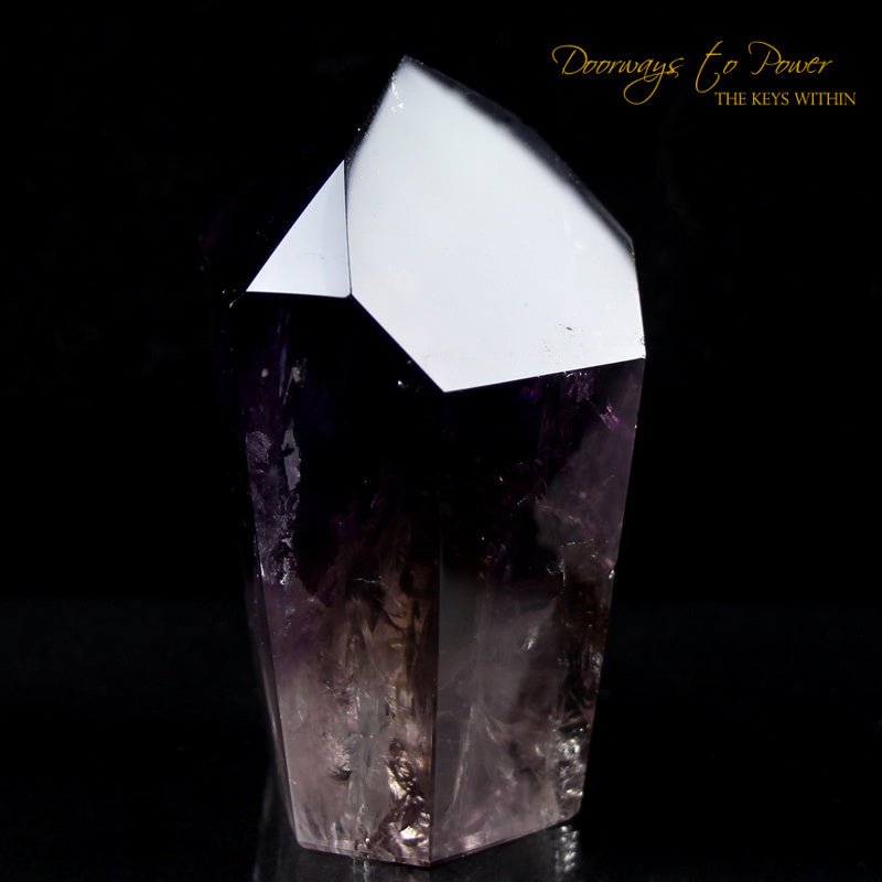 Amethyst Phantom Temple Heart Dow Quartz Crystal Point