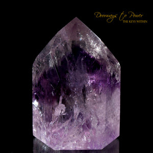 Amethyst Phantom Temple Heart Dow Quartz Crystal Point
