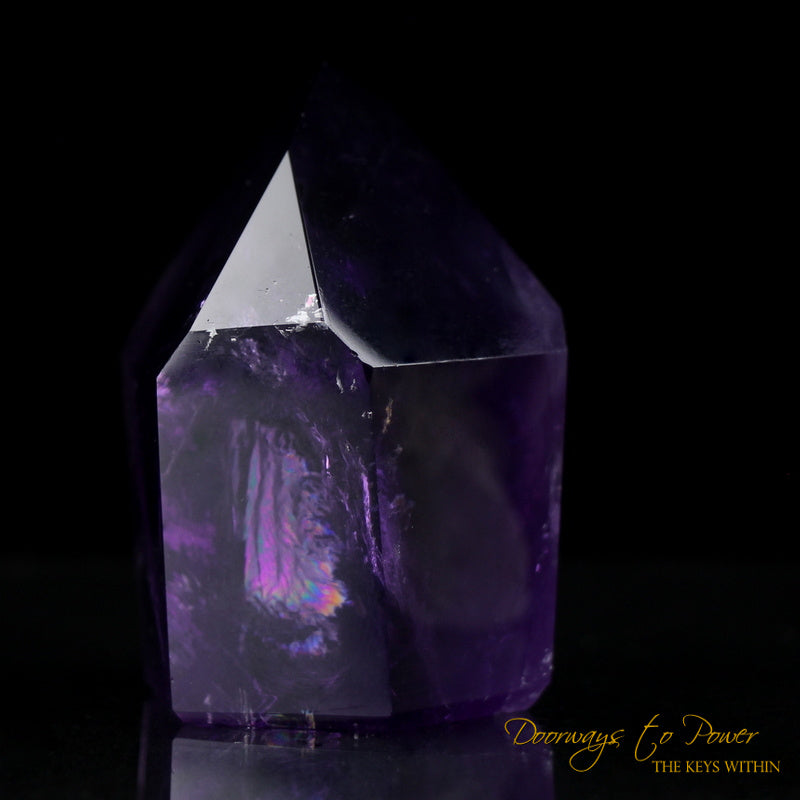 Amethyst Quartz Crystal Point Devic Temple Heart Dow