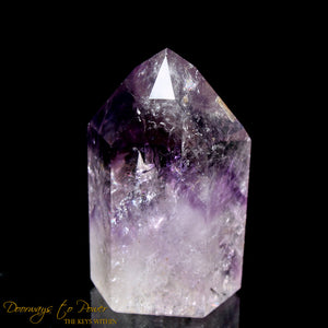 Amethyst Phantom Quartz Channeling Crystal Point