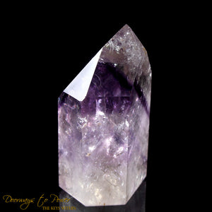 Amethyst Phantom Quartz Channeling Crystal Point