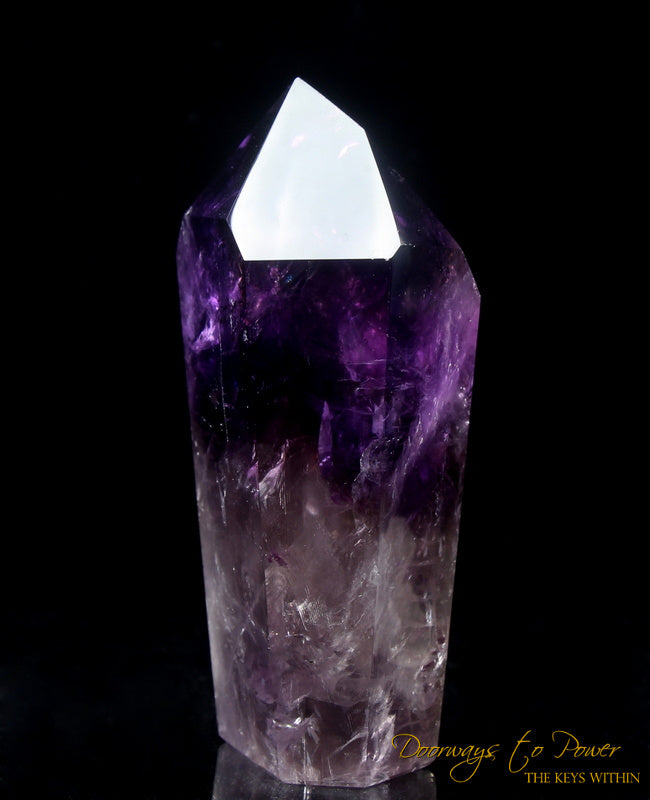 Amethyst Phantom Devic Temple Master Crystal Point