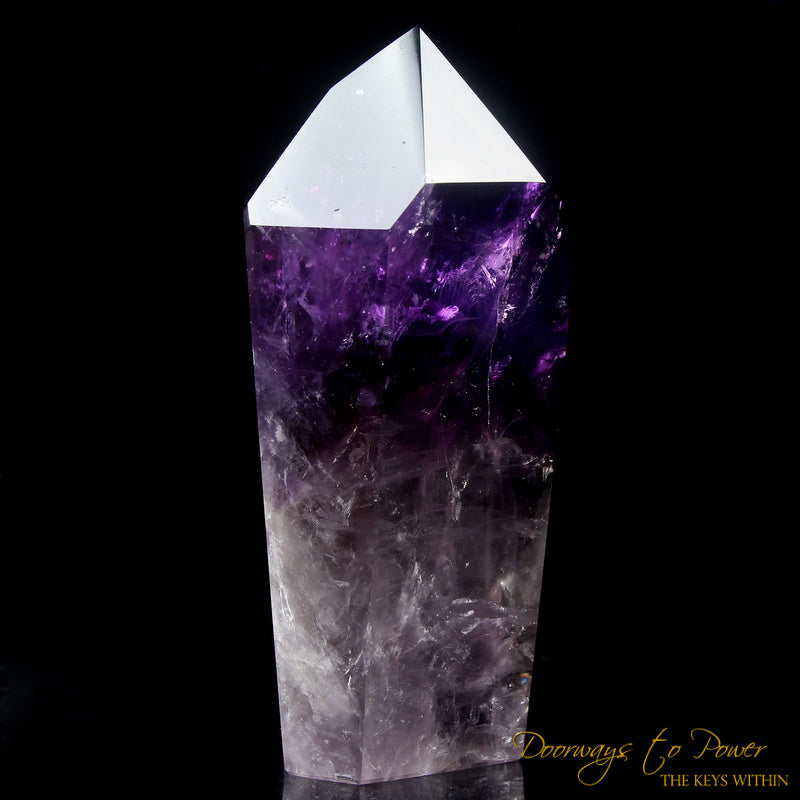 Amethyst Phantom Devic Temple Master Crystal Point