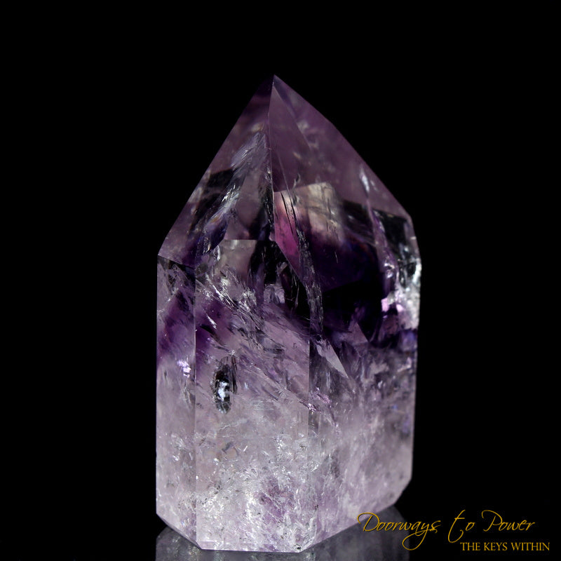 Amethyst Phantom Quartz Devic Temple Master Crystal Point