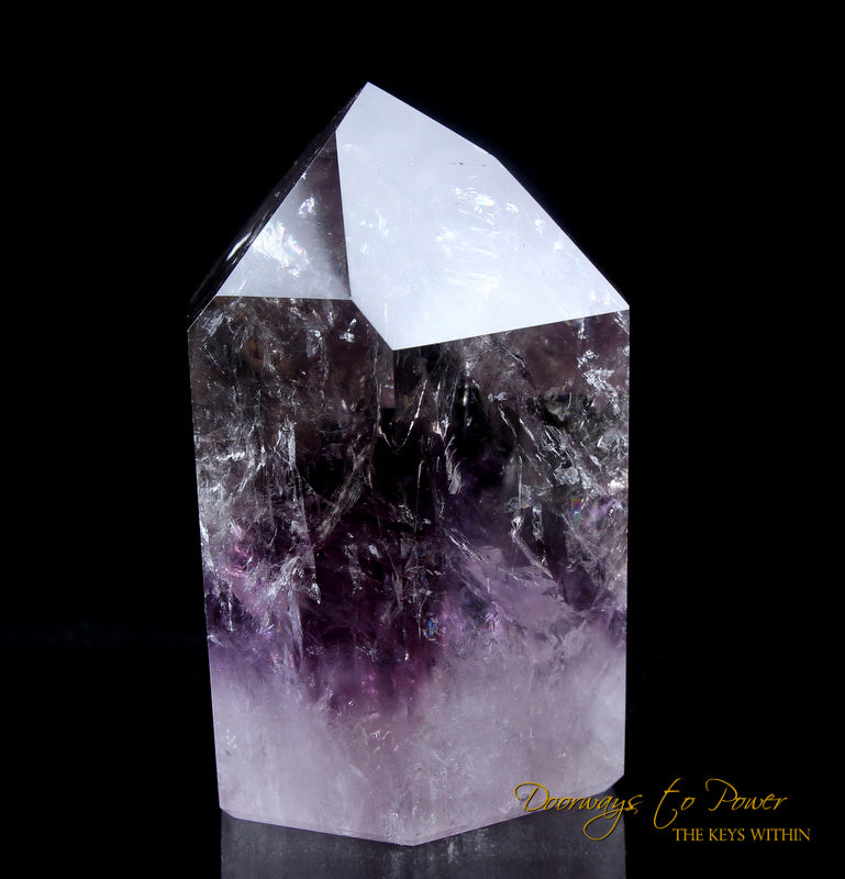 Amethyst Phantom Quartz Temple Heart Dow Crystal