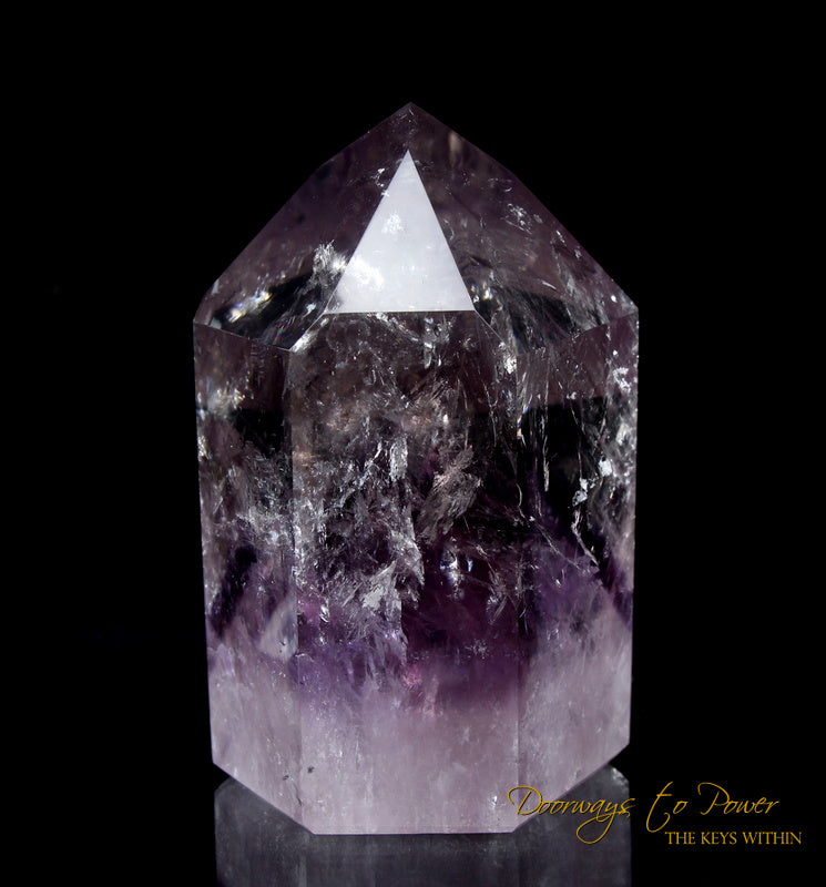 Amethyst Phantom Quartz Temple Heart Dow Crystal