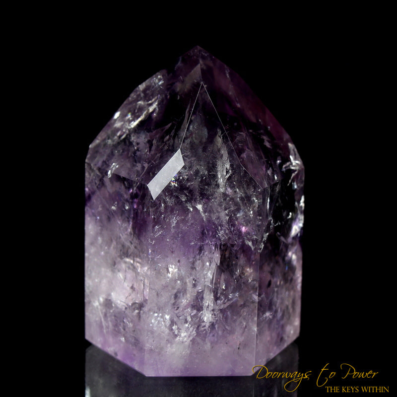 Amethyst Phantom Temple Heart Dow Quartz Crystal Point