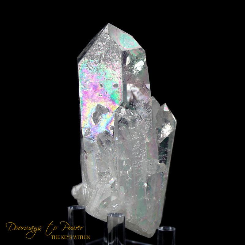 Angel Aura Lemurian Twin Quartz Record Keeper Crystal