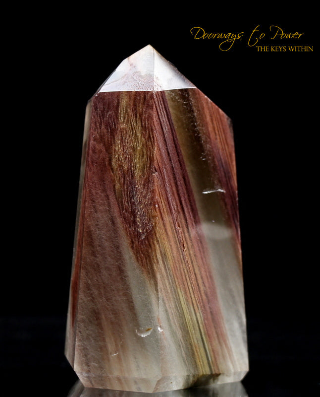 Angel Phantom Amphibole Manifestation Quartz Crystal Point
