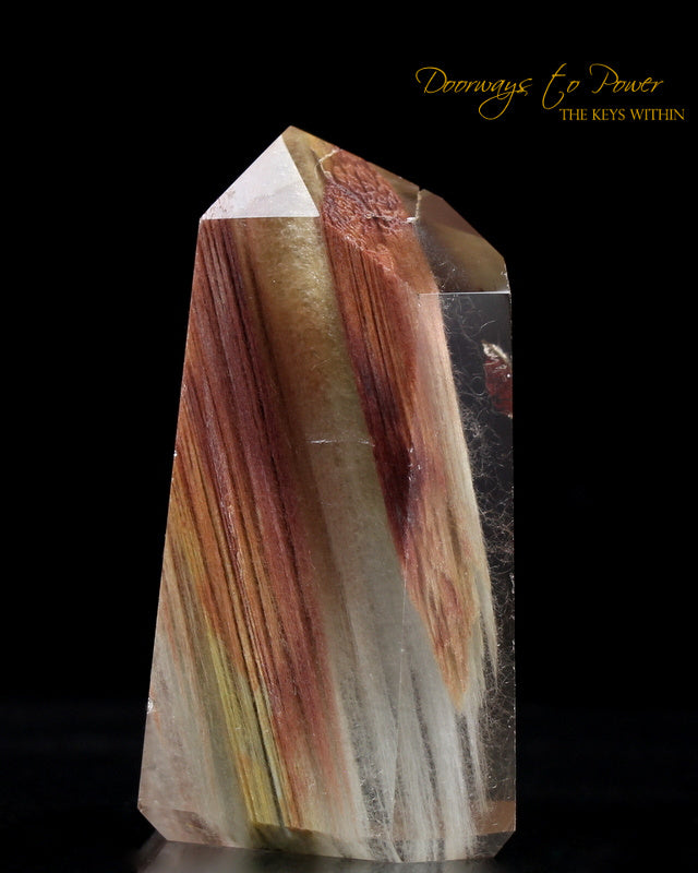 Angel Phantom Amphibole Manifestation Quartz Crystal Point