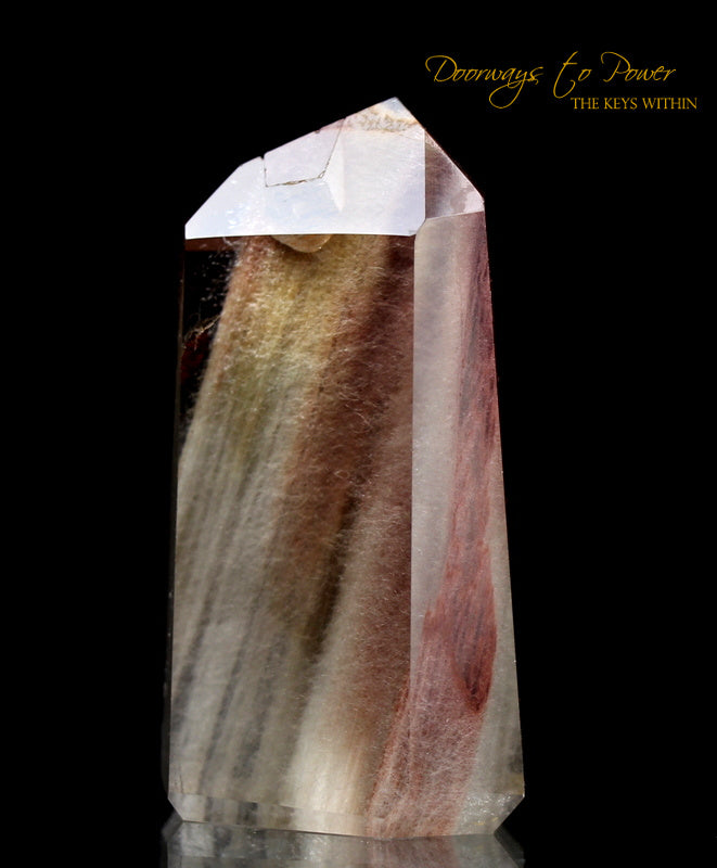 Angel Phantom Amphibole Manifestation Quartz Crystal Point