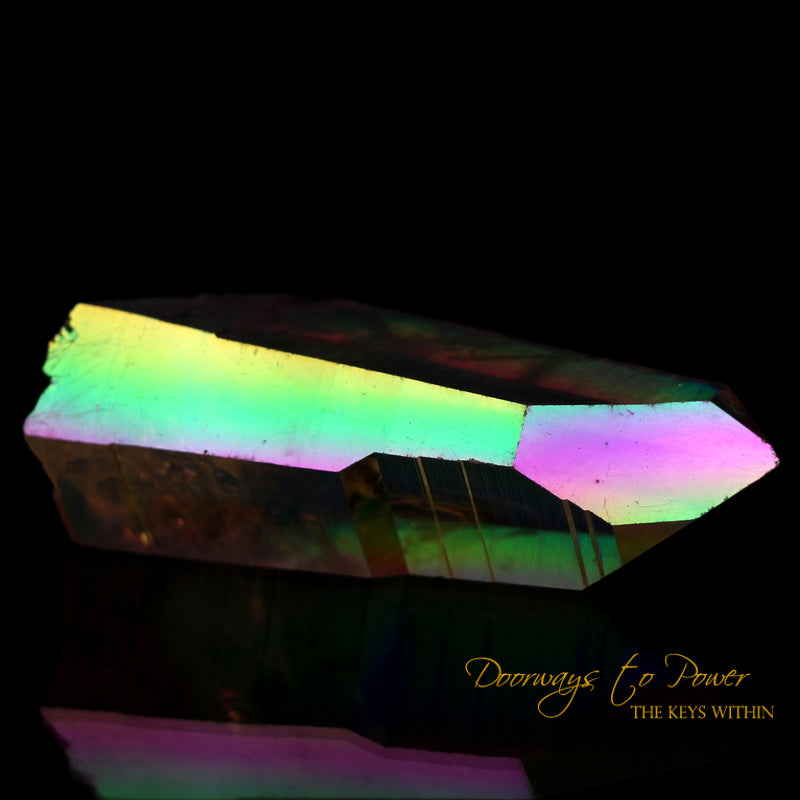 Angel Aura Colombian Lemurian Quartz Record Keeper Crystal 