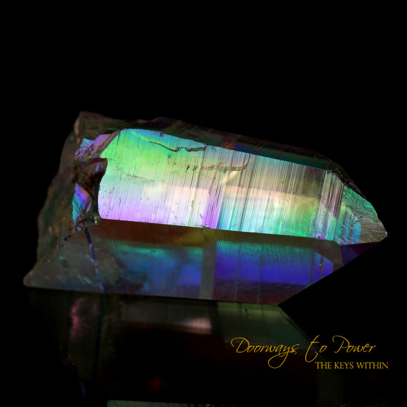 Angel Aura Colombian Lemurian Quartz Record Keeper Crystal 