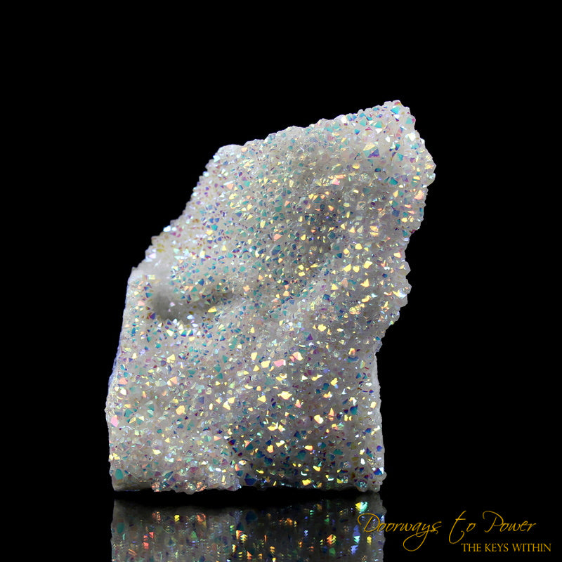 Angel Aura Druzy Spirit Quartz Crystal Altar Stone