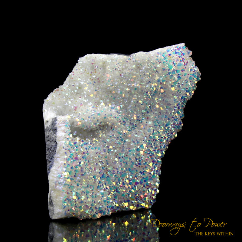 Angel Aura Druzy Spirit Quartz Crystal Altar Stone