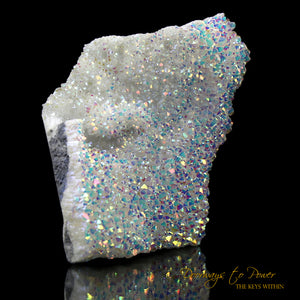 Angel Aura Druzy Spirit Quartz Crystal Altar Stone