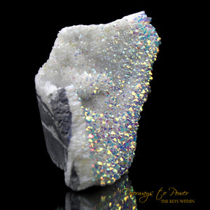 Angel Aura Druzy Spirit Quartz Crystal Altar Stone