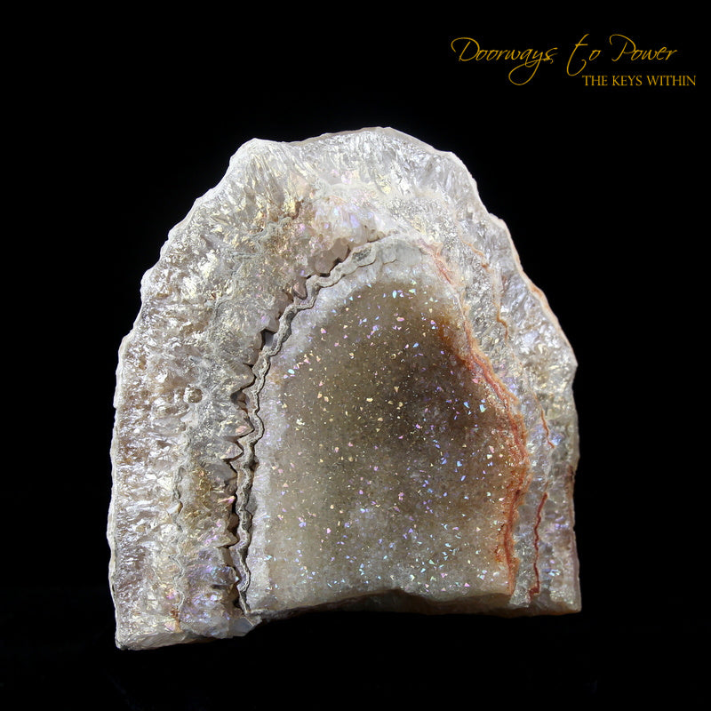 Angel Aura Druzy Spirit Quartz Crystal Cave
