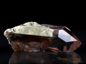 Angel Phantom Amphibole Quartz 8 Sided Grounding Crystal