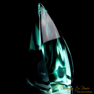 Aqua Serenity Andara Crystal 'Atlantean Hologram' XL Mt Shasta California
