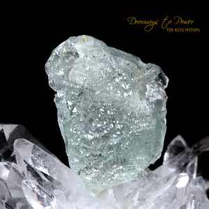 Aquamarine Dragon Crystal Carving