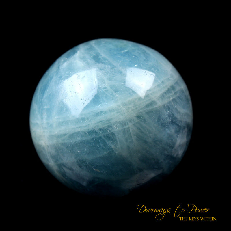 Large Aquamarine Crystal Sphere 