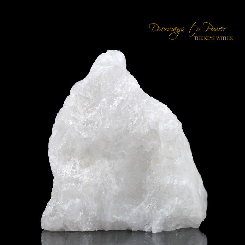 White Azeztulite Crystal Altar Stone Azozeo Activated