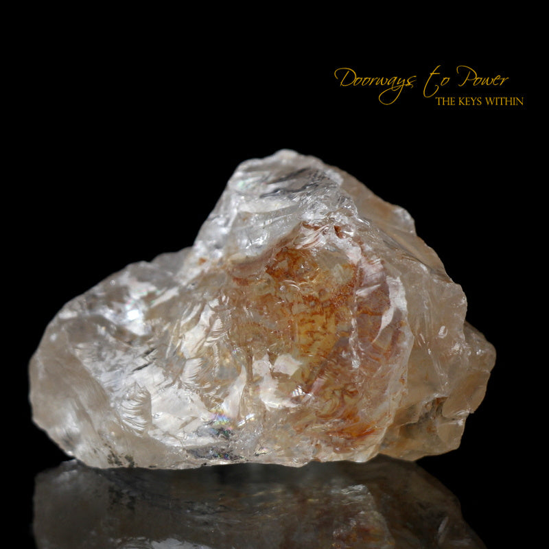 Pink Fire Azeztulite Quartz Crystal