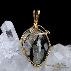 Azozeo Phenacite Crystal Pendant in 14k