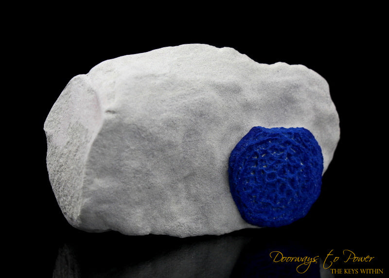 Azurite Crystal Sun Specimen