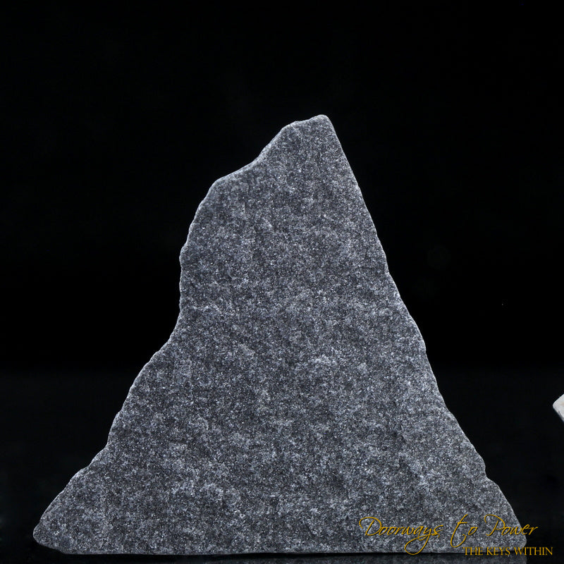 Black Azeztulite Crystal Altar Stone 'Energy Clearing & Protection'