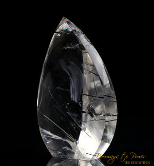 Tourmalinated Clear Quartz Crystal