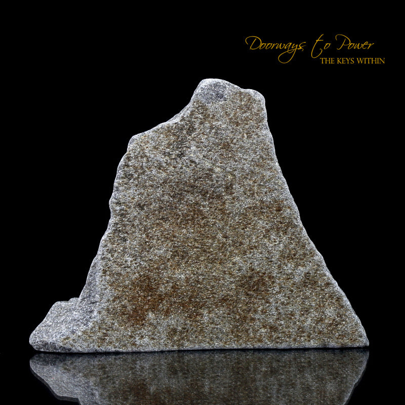 Black Azeztulite Crystal Altar Stone