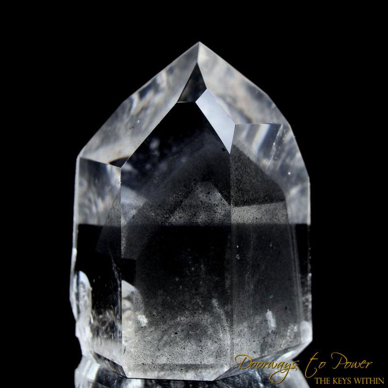 Black Phantom Lemurian Quartz Crystal 'The Protector' 