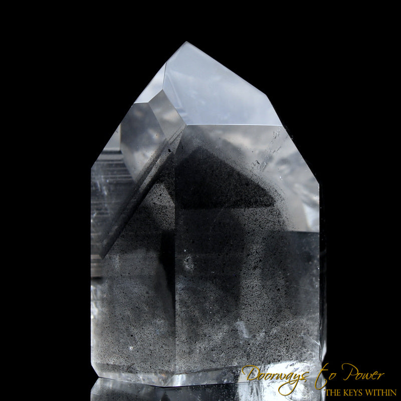 Black Phantom Lemurian Quartz Crystal 'The Protector' 