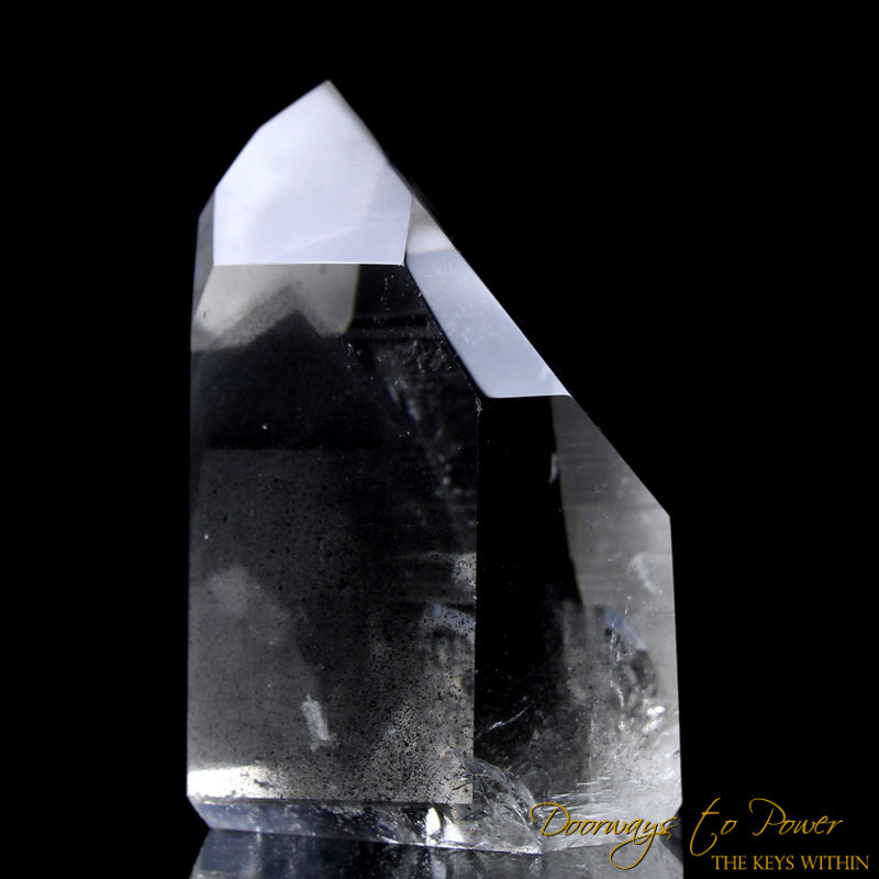 Black Phantom Lemurian Quartz Crystal 'The Protector' 