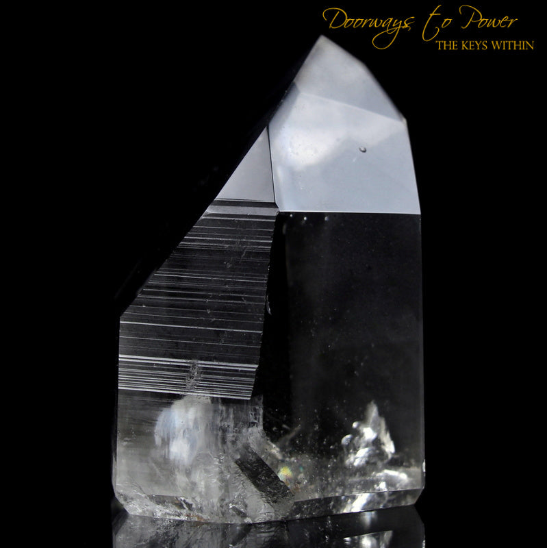 Black Phantom Lemurian Quartz Crystal 'The Protector' 