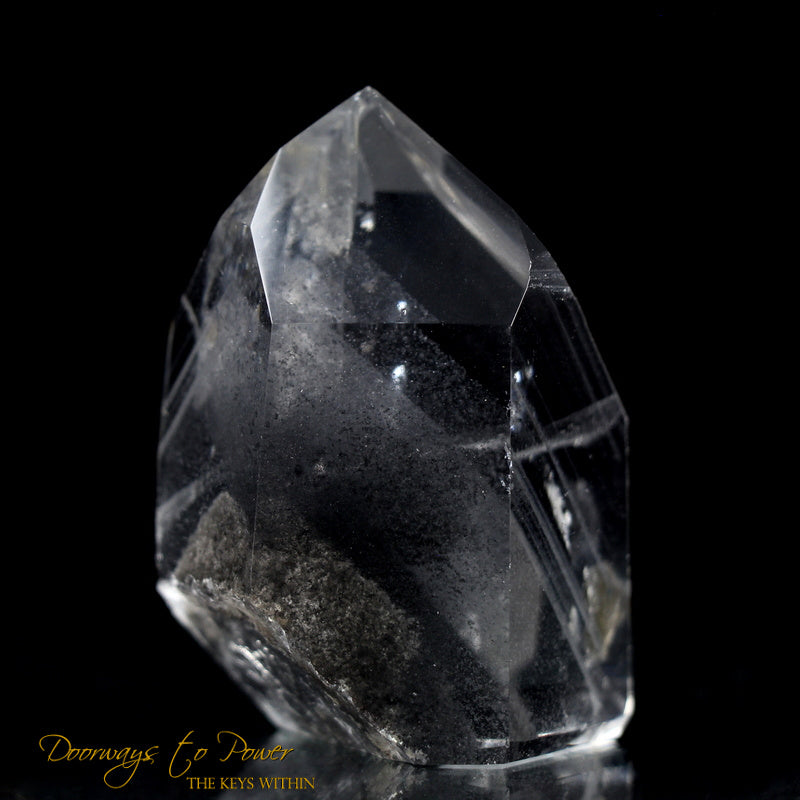 Black Phantom Lemurian Quartz DOW Crystal 'The Protector'
