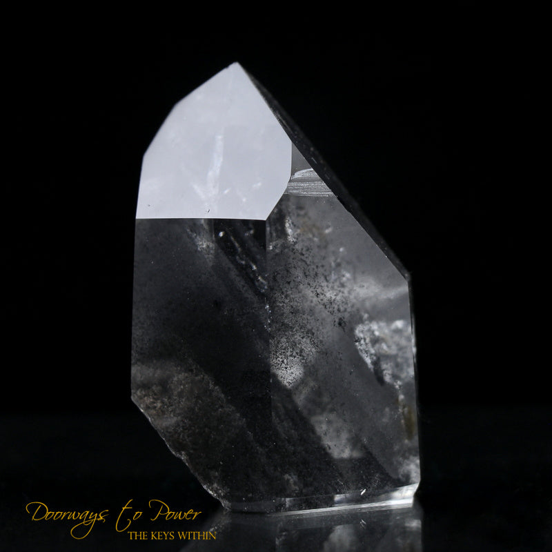 Black Phantom Lemurian Quartz DOW Crystal 'The Protector'