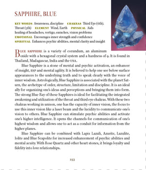 Blue Sapphire Crystal Properties