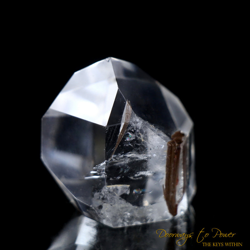 Brookite in Natural Manifestation Quartz Point