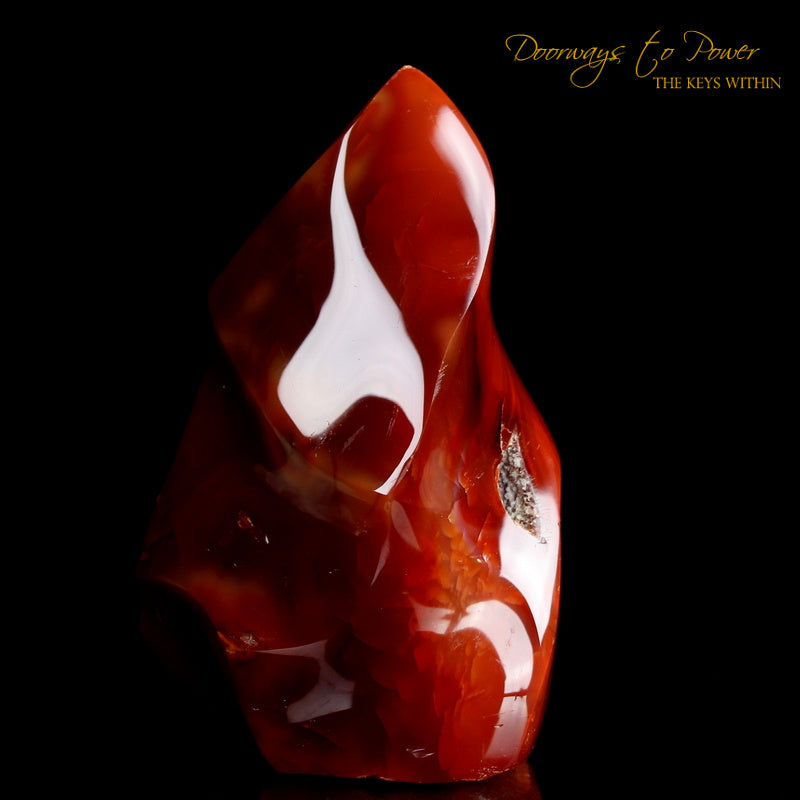 Carnelian Crystal Altar Stone 'Vitality & Energy'