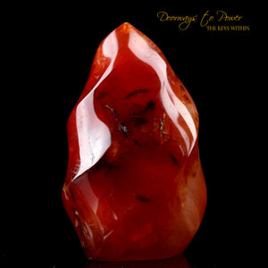 Carnelian Crystal Altar Stone 'Vitality & Energy'