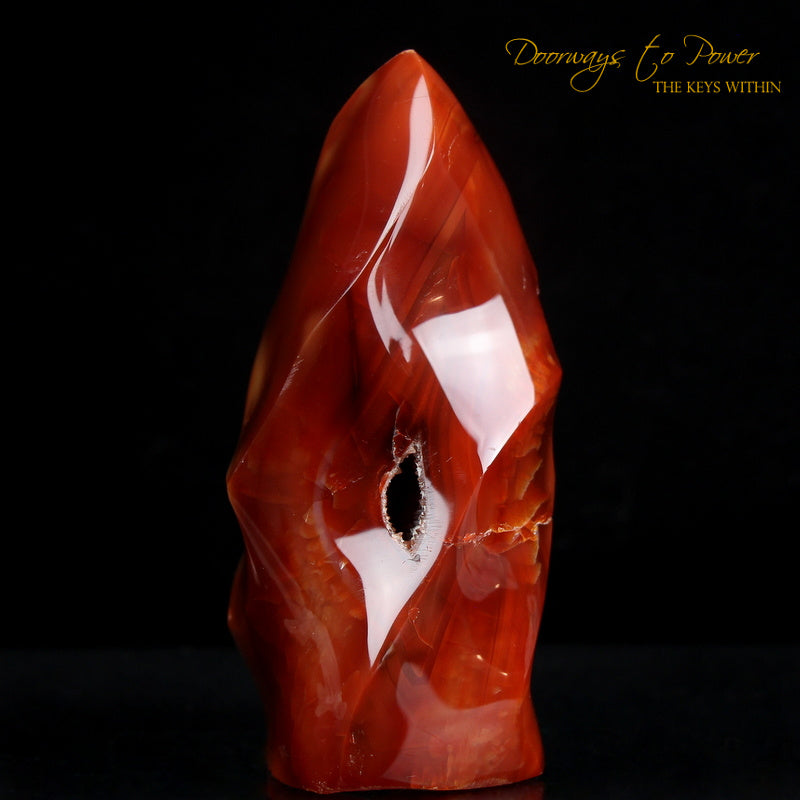 Carnelian Crystal Altar Stone 'Vitality & Energy'