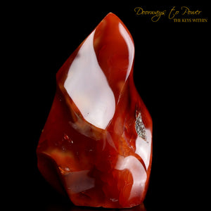 Carnelian Crystal Altar Stone 'Vitality & Energy'