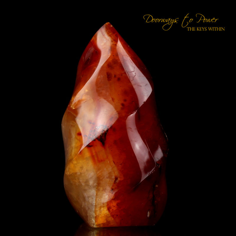 Carnelian Crystal Altar Stone 'Vitality & Energy'