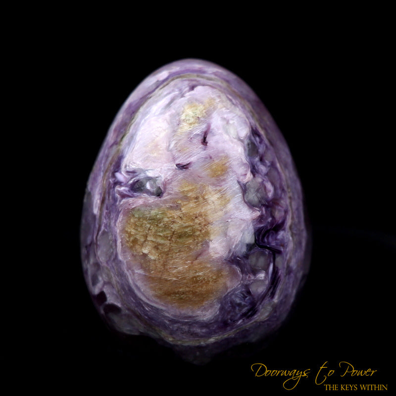 Charoite Cosmic Crystal Egg 'Bird of Light'